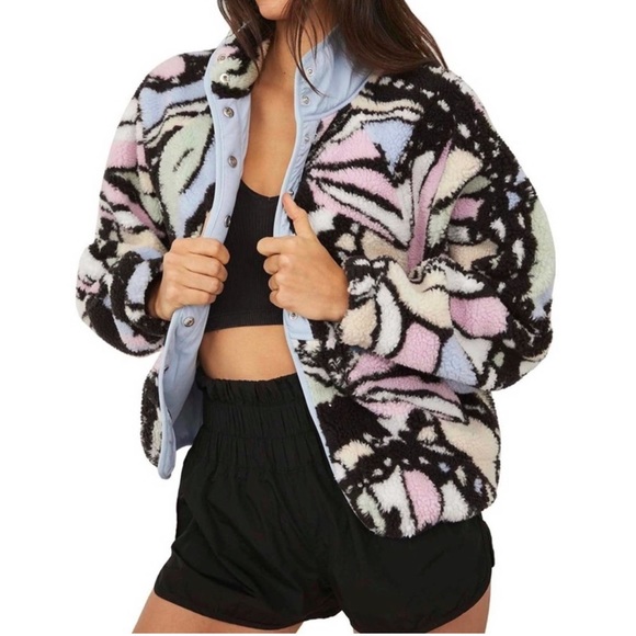 Free People Jackets & Blazers - Free People Rocky Ridge Jacket Butterfly Print 🦋 New